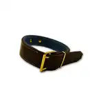 Natural leather collar for medium and large dogs, wholesale Supreva