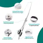 RUBOLD Salon Cut - foarfece curbate pentru câini, engros