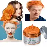 Orange temporary coloring hair wax, wholesale