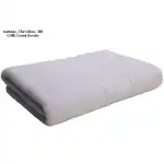 Бяла хавлия памук 70х130см 380 GSM гръцки бордюр едро 5948564038983