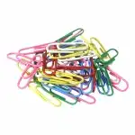 Agrafe birou color 33mm, 100 buc / set, en gros Supreva