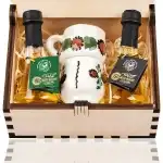 Cutie cadou 2 Toiuri traditionale 50ml si 2 cescute artizanale, angro