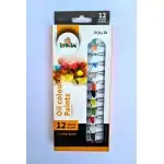 Tempera Ulei 12 culori - tub 12ML - O-1212, en gros Supreva