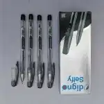 Pix semi gel cu capac si clips , varf 0.7mm - SELFY - 10 buc/set, negru, en gros Supreva