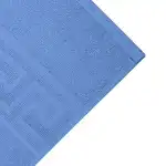 Face towel 550 g/m2 100% cotton, double thread, Soft, Blue, 50/90 cm