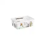 C box tárolódoboz S Pet 11L cicás 37x26x14cm, nagykereskedelem