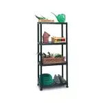 Plastic shelf with 4 adjustable shelves, 80 kg load capacity, wholesale
