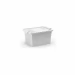 Bi Box S műanyag tárolódoboz fehér 11L 26x37x19 cm, nagykereskedelem