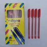 Pix fara mecanism cu capac si clips , corp color , varf 0.7mm - SNAPY - rosu, en gros Supreva