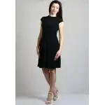 Рокля в десен пипит и розички и с кожени елемни BF RUMENA, b2b платформа, b2b платформа
