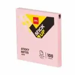 Самозалепващи листчета Deli Stick Up EA01303, 76 мм х 76 мм, розов, пастел, 100 л, купи на едро