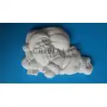 figurina ipsos Mos Craciun cu sac 13,5 /10 cm