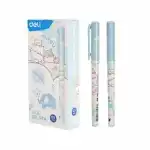 Химикалка с гелово мастило Deli MiYou EG15-BL, връх 0.5 мм, синя, търговия на едро