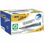 Маркер за бяла дъска BIC Eco Velleda 1701 объл връх 5.0 мм, син, складове на едро