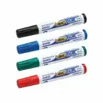 Комплект маркери за бяла дъска BIC Eco Velleda 1701, объл връх 5.0 мм, 4 цвята, на едро