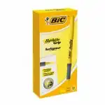 Текстмаркер BIC Brite Liner Grip жълт, на едро