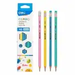 Молив с гума Deli Comiko EC011-HB шестоъгълно тяло, HB, складове на едро