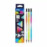 Молив с гума Deli Enovation EC020-2B, триъгълно тяло, 2B, купи на едро