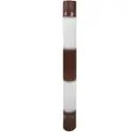 Plasa umbrire multicolor Maro-alb 10x2 metri [GU] 80%