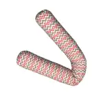 Cylinder pillow 1.6m Deseda Zig Zag colored, wholesale Supreva