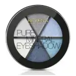 Paleta fard de pleoape 6 culori Pure Velvet Pearl, Revers, 01P, albastru