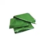 Tarpaulin with rings 120 g/m2, 5x 6 m, green, DSH 103506 Wholesale Supreva