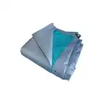 Tarpaulin with rings 220 g/m2, 3x4 m, silver-green, DSH 104213 Wholesale Supreva