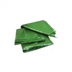 Tarpaulin with rings 4 x 4 m - 120 g/m2, green, DSH 104282 Wholesale Supreva