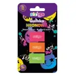 Set 3 gume de sters neon, engros Supreva