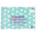 Блокнот за рисуване Strigo Pastel А4, 14 стр. 100гр, пастелни цветове, Супрева на едро