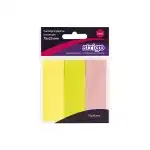 Notite Adhesive Strigo 4 pads 75X25mm 150 Sheets Neon, едро Supreva