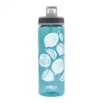 Drinking bottle, Strigo, with Blue straw, wholesale Supreva