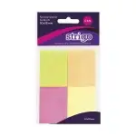 Notite Adhesive Strigo 4 pads 50X37.5mm 200 Sheets Neon, едро Supreva
