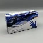 ALDENA powder-free nitrile gloves, blue size M