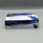 ALDENA powder-free nitrile gloves, blue size M
