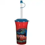 Чаша със сламка Disney, Cars Scharged Travel, 350ml, 5193340