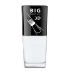 Lac de unghii Vip, 3D, Revers, alb, 12 ml, Nr 002 - Lucios