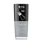 Vip körömlakk, 3D, fordított, szürke, fényes, 12 ml, No. 101 - szürke