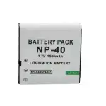 Casio NP-40 akkumulátormodell Casio digitális fényképezőgépekhez kapacitás 1500mAh 3,7V modellek EX-Z50 EX-Z55 EX-Z57 EX-Z100 dslr