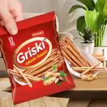 Griski PEANUT BUTTER FILLED SALTY STICKS 200G.