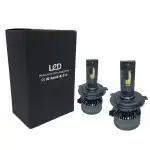 Led izzók - H4 LED rendszer fényszórókhoz - 20000 Lumen 55W - Canbus 6000K - 300%-kal több fény