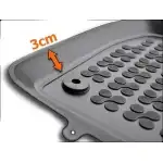Rubber insoles for Ford Kuga III (2019+) all models without Plug-in hybrid - basin type