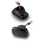 Semnalizatoare cu LED pentru aripa pentru Toyota Avensis, Avensis Verso, Camry, Corolla, Celica, Carina, HiLux Picnic, Previa, Prius, Starlet, Yaris, Yaris Verso (1999-2007) - afumat cu semnal de viraj