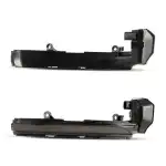 LED Side Mirror Turn Signals for Jaguar XE(2015-2020), XF(2008-2015), XJ(2015-2020), F-TYPE (2013-2020), I-Pace (2018-2020), XK (2007- 2014) - smoked with a running blinker