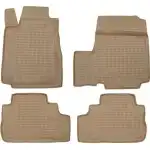 Brant din cauciuc 3D pentru Honda CR-V (2007-2012) bej 4buc.