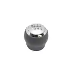 Toyota 6 Speed ​​Gear Shift Knob - Gray Leather