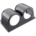 Consola - suport de bord pentru 2 instrumente de masura 52mm - carbon