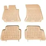 Branțuri din cauciuc pentru Volkswagen Sharan (1996-2010) / Ford Galaxy (1996-2006) / Seat Alhambra (1996-2010) - tip bazin pentru scaune rândul 1, 2 și 3 - Bej