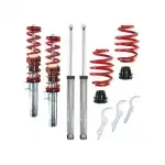 Suspensie reglabila pentru BMW E46 (1998-2005) - Arcuri rosii