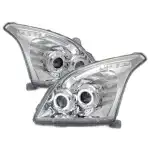Crystal Headlights for Toyota Land Cruiser 120 (2003-2009) - chrome
